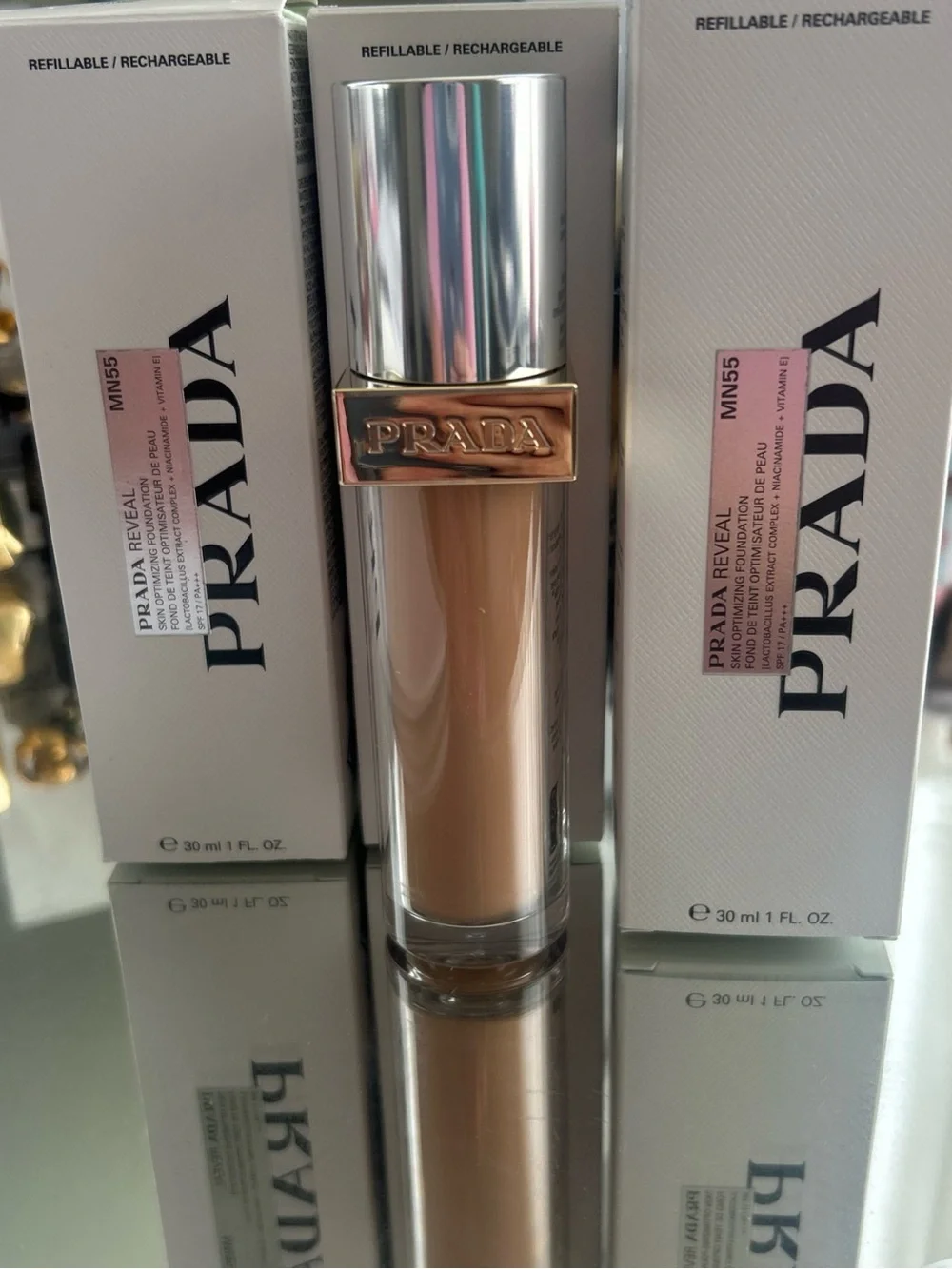 Prada Reveal MN55 Liquid Foundation – Medium Neutral